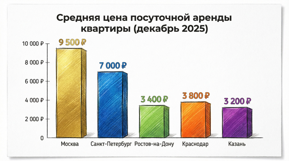 Ростовская область представляет собой типичный пример развивающегося регионального рынка посуточной аренды
