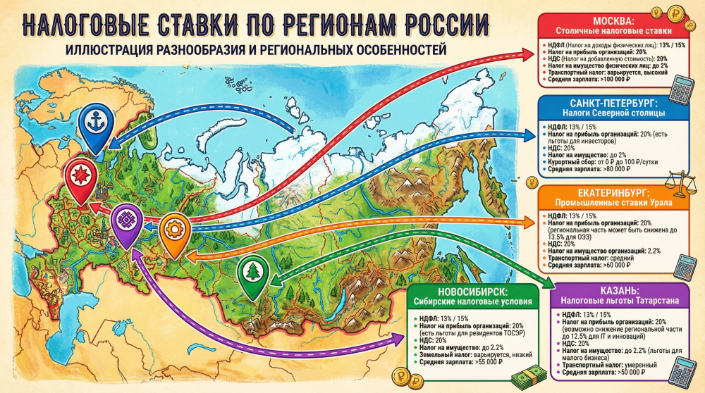 Региональный анализ: различия по России