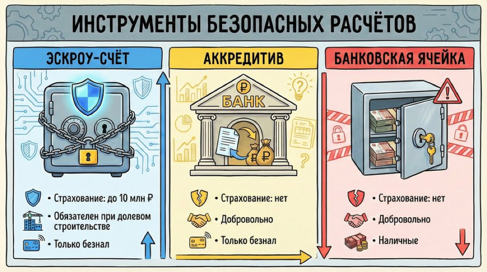 Эскроу-счёт — специальный банковский аккаунт, на котором замораживаются деньги покупателя до момента выполнения продавцом определённых условий