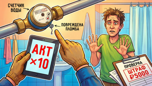 Сорваны пломбы на счётчиках воды: что делать в 2026