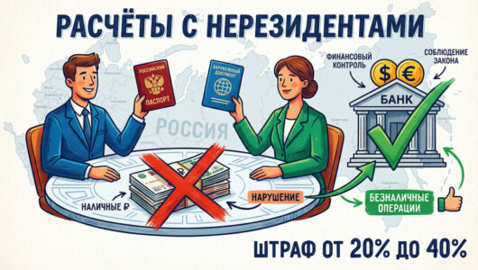 Расчёты с нерезидентами: штрафы до 40% в 2026 году