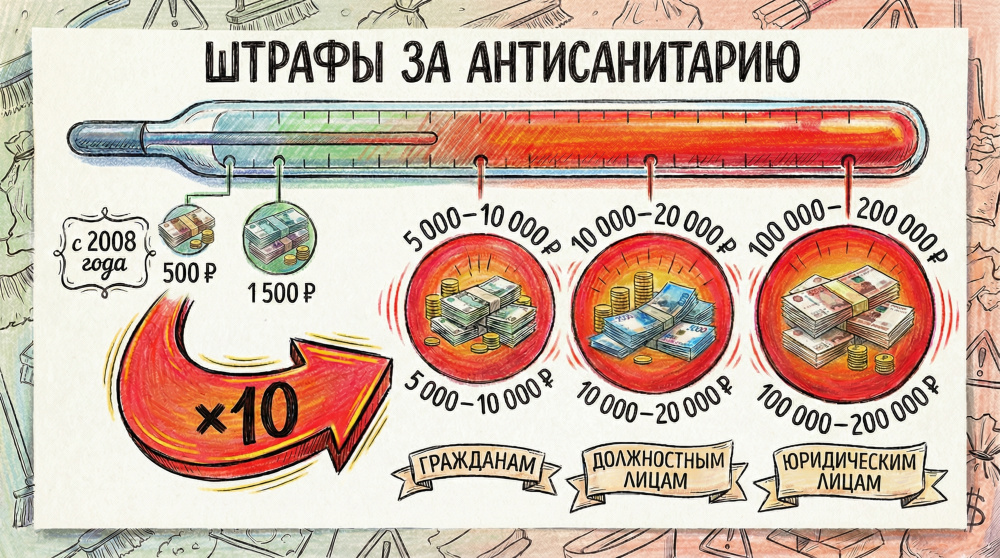 Действующие штрафы установлены в 2008 году и с тех пор не индексировались