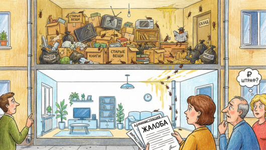 Захламление квартиры в 2026 году: закон, штрафы, практика
